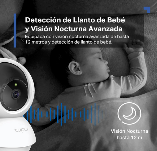 Cámara Videovigilancia TP-LINK Tapo C200 con WiFi