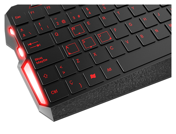 Teclado Gaming Mars Gaming MK0 | Iluminación LED Roja | USB - Imagen 3
