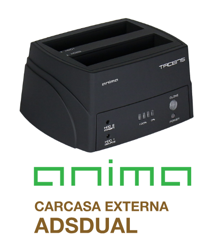 Adaptador de Discos Tacens Anima ADSDUAL (SATA a USB-C / USB 3.0)