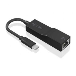 Adaptador USB Tipo-C - RJ45 Aisens A106-0765/ 1000Mbps
