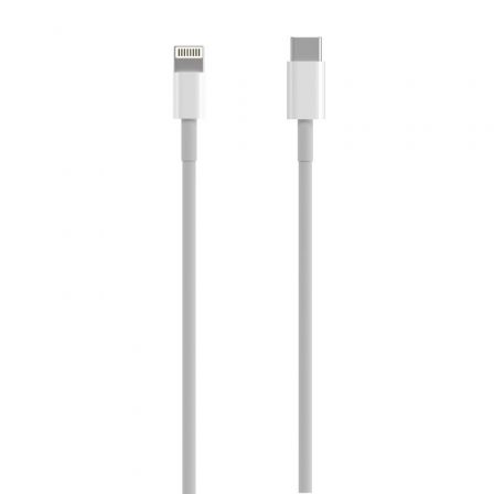 Cable USB 2.0 Tipo-C Lightning Aisens A102-0543/ USB Tipo-C Macho - Lightning Macho/ 50cm/ Blanco - Imagen 2