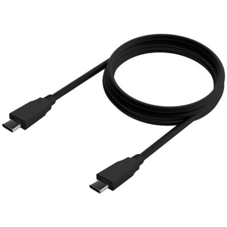 Cable USB 3.2 Tipo-C Aisens A107-0703 20GBPS 5A 100W/ USB Tipo-C Macho - USB Tipo-C Macho/ Hasta 100W/ 20Gbps/ 1.5m/ Negro - Imagen 2