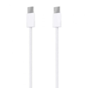 Cable USB 2.0 Tipo-C Aisens A107-0856/ USB Tipo-C Macho - USB Tipo-C Macho/ Hasta 60W/ 480Mbps/ 2m/ Blanco
