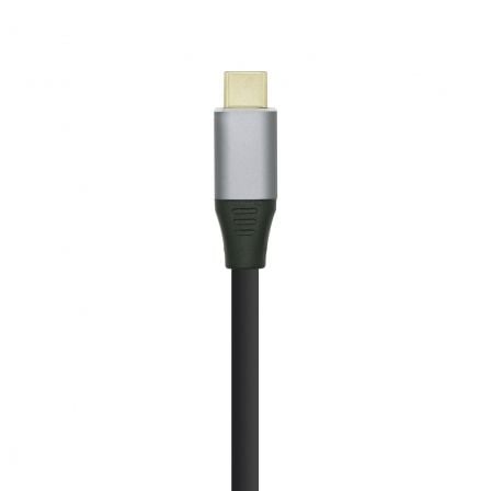 Cable Conversor Aisens A109-0393/ USB Tipo-C Macho - HDMI Macho/ Hasta 27W/ 1250Mbps/ 1.8m/ Negro - Imagen 3