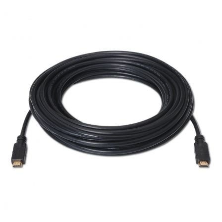 Cable HDMI 1.4 Aisens A119-0106/ HDMI Macho - HDMI Macho/ Hasta 10W/ 720Mbps/ 30m/ Negro - Imagen 2