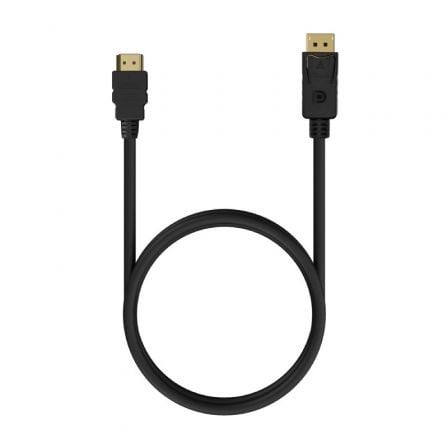 Cable Conversor Aisens A125-0550/ Displayport Macho - HDMI Macho/ Hasta 5W/ 2300Mbps/ 50cm/ Negro - Imagen 3