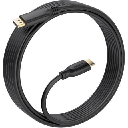 Cable Conversor Aisens A125-0920/ DisplayPort Macho - HDMI 4K Macho/ 5m/ Negro - Imagen 2
