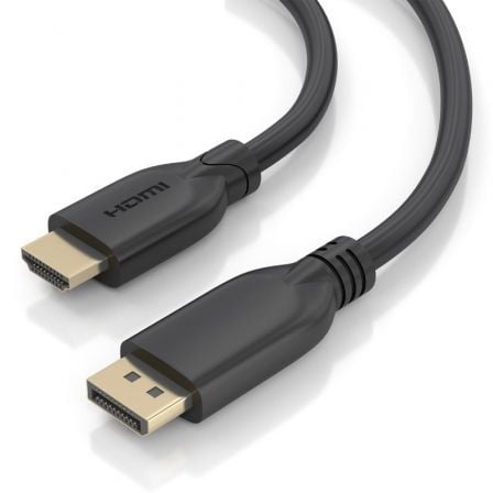 Cable Conversor Aisens A125-0920/ DisplayPort Macho - HDMI 4K Macho/ 5m/ Negro - Imagen 3