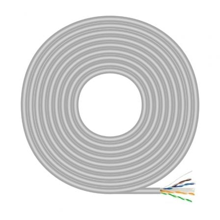 Bobina de Cable RJ45 UTP AWG23 CCA (Aleación) Aisens A135-0660 Cat.6/ 100m/ Gris - Imagen 2