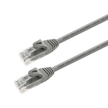 Cable de Red RJ45 UTP Aisens A145-0330 Cat.6A/ 10m/ Gris - Imagen 2