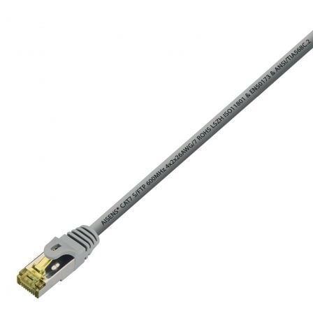 Cable de Red RJ45 S/FTP Aisens A146-0335 Cat.7/ 2m/ Gris - Imagen 2