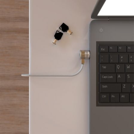 Cable de Seguridad para Portátiles Aisens ASLK-D40K02-SL/ 1.5m - Imagen 4