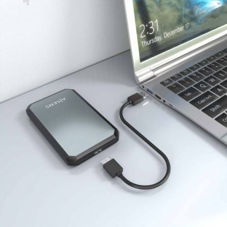 Caja Externa para Disco Duro de 2.5" Aisens ASE-2529B/ USB 3.1/ Sin tornillos - Imagen 5