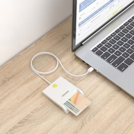 Lector de DNI y Tarjetas Aisens ASCR-SN07-W/ USB 2.0/ Blanco - Imagen 5
