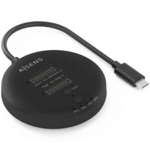 Dock USB 3.2 Gen2 Tipo-C para SSD M.2 NVMe Aisens ASDS-2M2N05-BK/ Gris