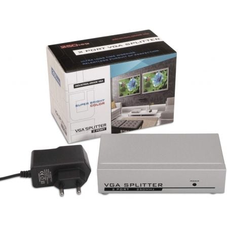 Duplicador SVGA Aisens A116-0084/ 2x SVGA Hembra - SVGA Macho - Imagen 3