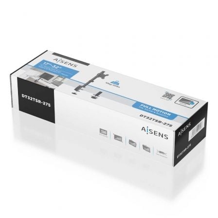 Soporte de Mesa para Monitor Aisens DT32TSR-275/ Giratorio/ Inclinable/ hasta 10kg - Imagen 5