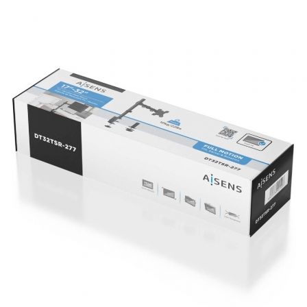 Soporte de Mesa para Monitor Aisens DT32TSR-277/ Giratorio/ Inclinable/ hasta 10kg - Imagen 5