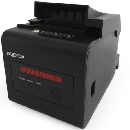 Impresora de Tickets Approx appPOS80ALARM/ Térmica/ Ancho papel 58 y 80mm/ USB-RS232-LAN-RJ11/ Negra - Imagen 3