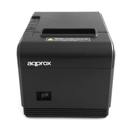 Impresora de Tickets Approx appPOS80AM3/ Térmica/ Ancho papel 80mm/ USB-RS232-Ethernet/ Negra - Imagen 2