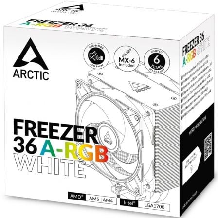 Ventilador con Disipador Arctic Freezer 36 A-RGB/ 12cm - Imagen 5