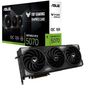 Tarjeta Gráfica Asus TUF Gaming GeForce RTX 5070 OC Edition/ 12GB GDDR7