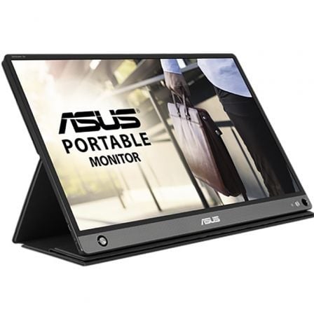 Monitor Portátil Asus ZenScreen Go MB16AHP 15.6"/ Full HD/ Multimedia/ Plata y Negro - Imagen 2