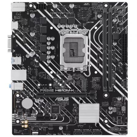 Placa Base Asus Prime H610M-K Socket 1700/ DDR5/ PCIe 4.0/ Micro ATX - Imagen 2