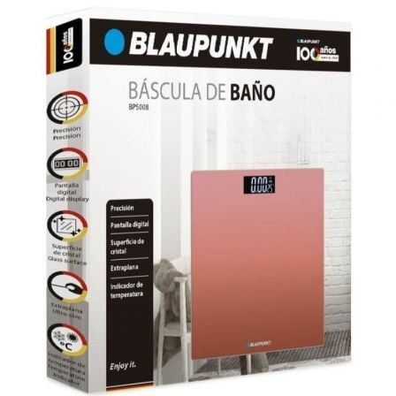 Báscula de Baño Blaupunkt BP5008/ Naranja Claro - Imagen 2