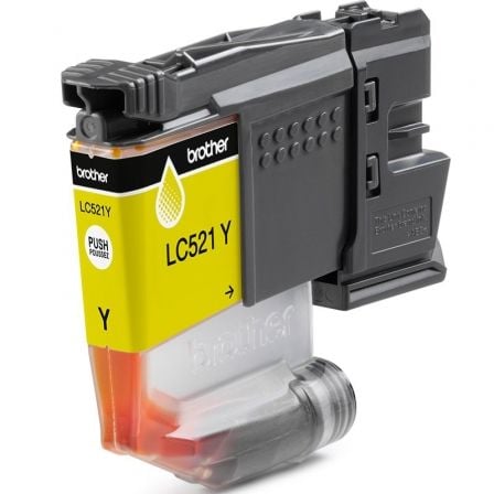Cartucho de Tinta Original Brother LC521Y/ Amarillo - Imagen 2