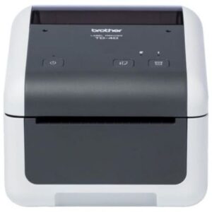 Impresora de Etiquetas y Tickets Brother TD-4410D/ Térmica/ Ancho etiqueta 108mm/ USB-RS232/ Blanca y Negra