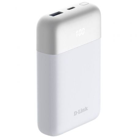 Powerbank 10000mAh D-Link DPP-101/ 18W/ Blanca - Imagen 2