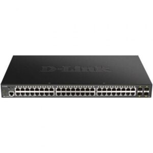 Switch Gestionable D-Link Smart DGS-1250-52XMP 52 Puertos/ RJ-45 10/100/1000 PoE/ SFP