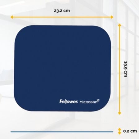 Alfombrilla Fellowes Estándar 5933805/ 20 x 232 x 199mm/ Azul - Imagen 2