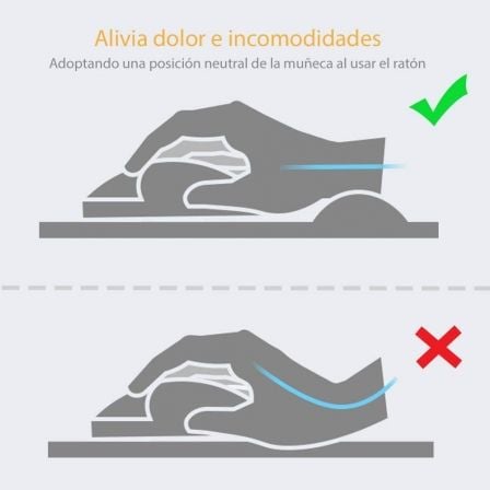 Alfombrilla Ergonómica Fellowes 9112101/ 25 x 20 x 235mm - Imagen 4