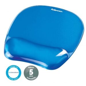 Alfombrilla Ergonómica Fellowes 9114120/ 15 x 20 x 230mm/ Azul