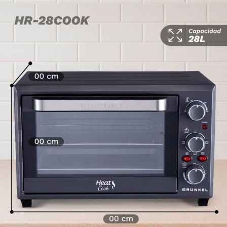 Horno de Sobremesa Grunkel HR-28COOK/ 1600W/ Capacidad 28L - Imagen 4
