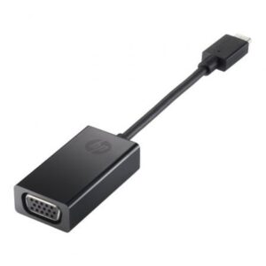 Conversor HP P7Z54AA/ USB Tipo-C Macho - VGA Hembra/ 7.6cm/ Negro