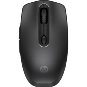 Ratón Inalámbrico HP 695/ Batería Recargable/ Hasta 4000 DPI/ Negro