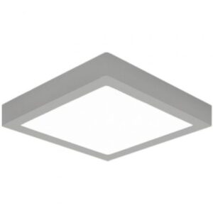 Downlight Iglux SUP-102413-FS/ Cuadrado/ Ø170x170x35mm/ Potencia 13W/ 1020 Lúmenes/ 3000ºK/ Plata