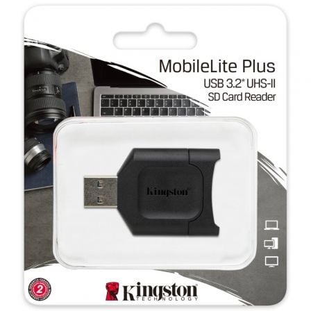 Lector de Tarjetas Externo Kingston MobileLite Plus SD/ USB 3.2 - Imagen 3