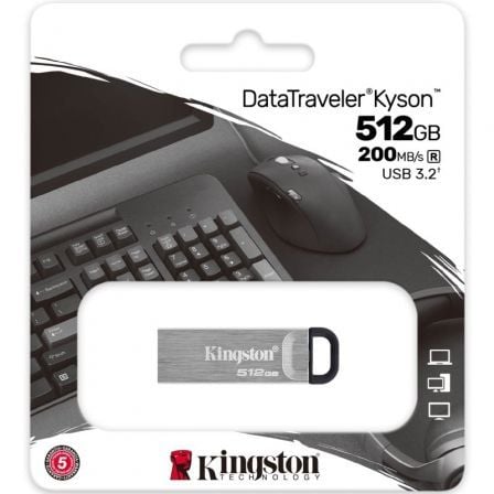 Pendrive 512GB Kingston DataTraveler Kyson USB 3.2 - Imagen 3