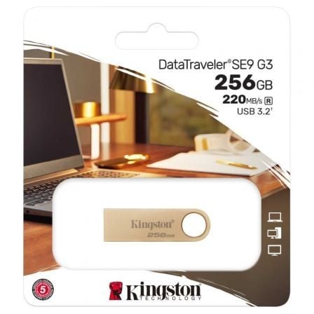 Pendrive 256GB Kingston DataTraveler SE9 G3 USB 3.2 - Imagen 2