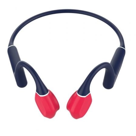 Auriculares Inalámbricos Deportivos de Conducción Ósea Leotec Osea Kuri/ con Micrófono/ Bluetooth/ Azules y Rojos - Imagen 3