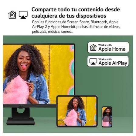 Smart Monitor LG MyView 32SR50F-B 31.5"/ Full HD/ Multimedia/ Smart TV/ Negro - Imagen 3