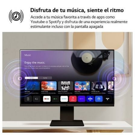 Smart Monitor LG MyView 32SR50F-B 31.5"/ Full HD/ Multimedia/ Smart TV/ Negro - Imagen 4