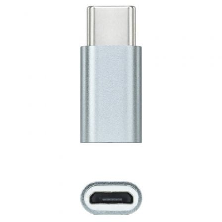 Adaptador Nanocable 10.02.0011/ USB Tipo-C Macho – MicroUSB Hembra