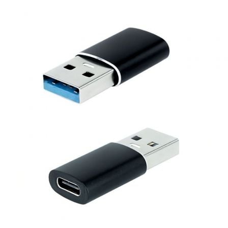Adaptador USB 3.1 Nanocable 10.02.0012/ USB Macho – USB Tipo-C Hembra