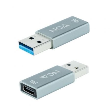 Adaptador USB 3.1 Nanocable 10.02.0013/ USB Macho – USB Tipo-C Hembra
