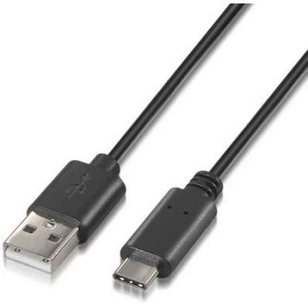 Cable USB 2.0 Tipo-C Nanocable 10.01.2100/ USB Tipo-C Macho - USB Macho/ 480Mbps/ 50cm/ Negro - Imagen 4